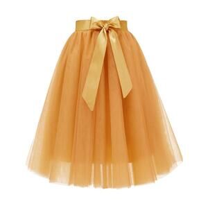 2246 Homecoming Tulle Skirt for Teens Long Tutu Prom Party Dress A line